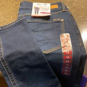 Tummyless high rise skinny jeans